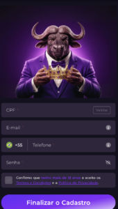 Cadastro bet buffalo